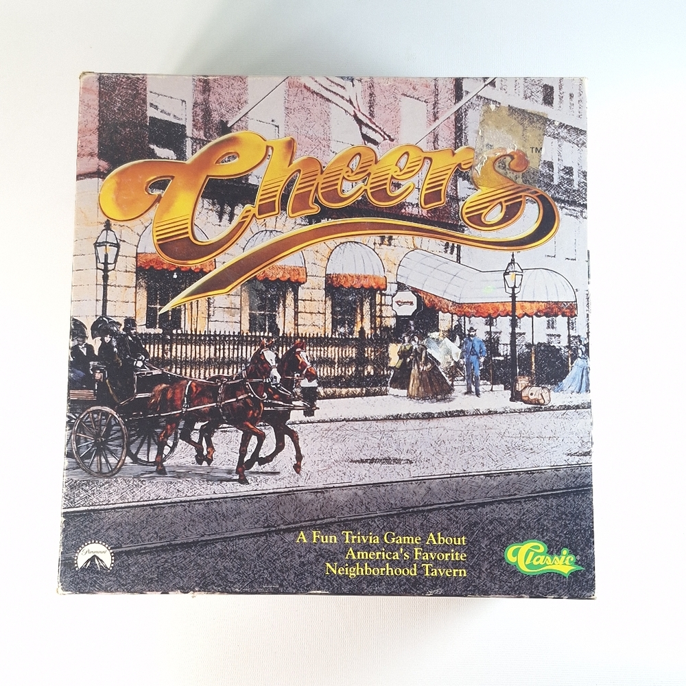 Vintage Cheers Trivia Board Game Complete